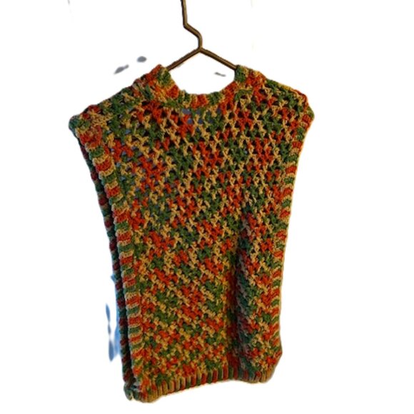 Handcrafted sweatshirt V-neck open sides - Picture 2 of 8